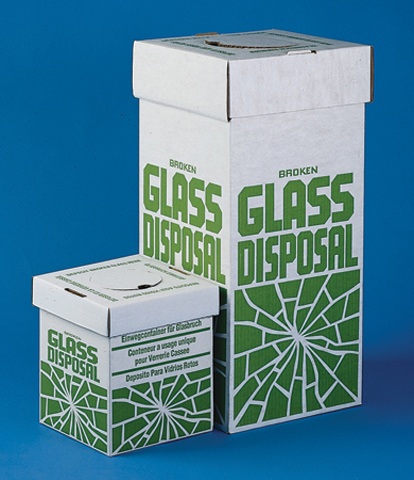 Scienceware Broken Glass Disposal Boxes Benchtop Model