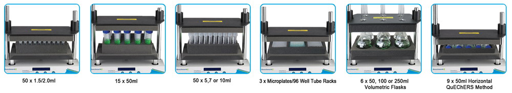 96 Well Microtuberacks, Up to 3 Microplates for BenchMixer XL