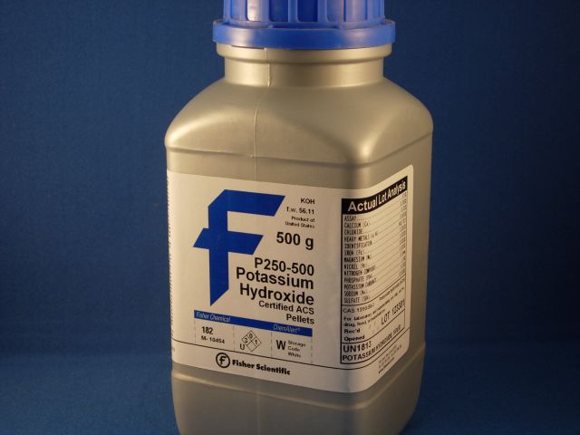 Potassium Hydroxide, Pellets (500G)