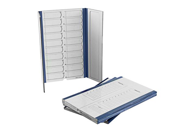 20 Capacity Slide Folder, Blue