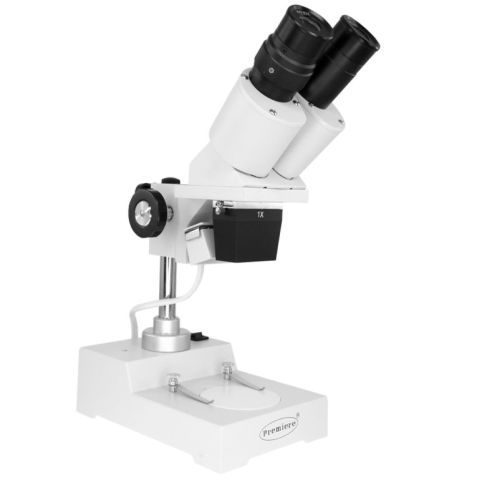 Stereo Microscope, 1X Objective, 10X Magnification, 20mm Field of View