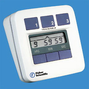 Countdown Timers 4, Timer range: 10 hours; LCD display: 0.25 in. H