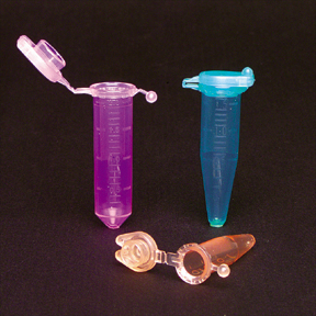 Locking-Lid Microcentrifuge Tubes, 2.0mL Natural