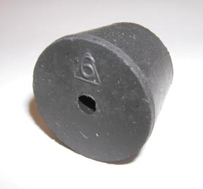 One-Hole Rubber Stoppers # 8