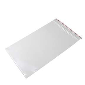 Minigrip Red Line Plain Reclosable Zipper Bags, Dimension: 13 x 18 in. (33 x 45.7cm)