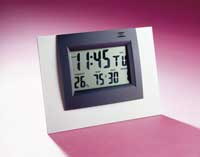LCD Alarm Clock with Hygro-Thermometer