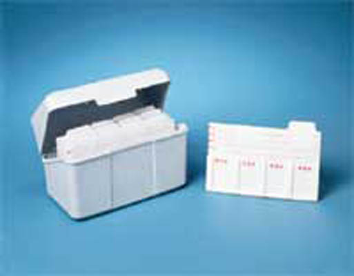 Index Card Slide Holders plastic box (box only)