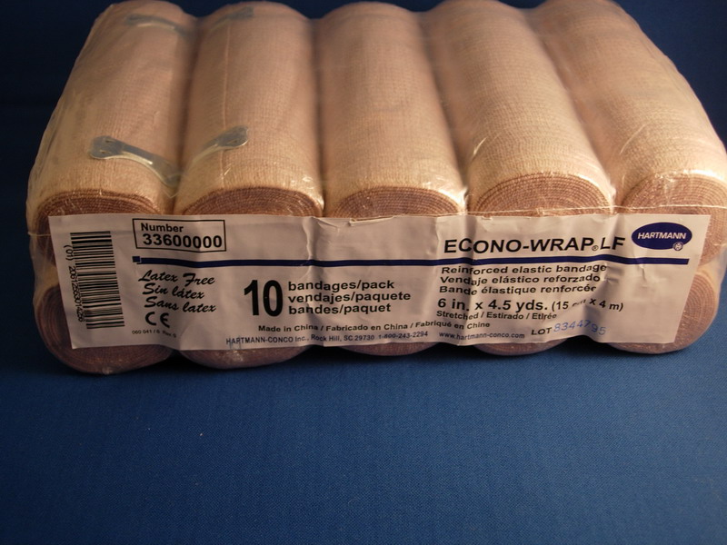 Rolyan Deluxe Elastic Bandage 6in x 4.5ft