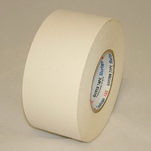 Permacel Double Coated Kraft Paper Tape 2 in. x 36 yd., white