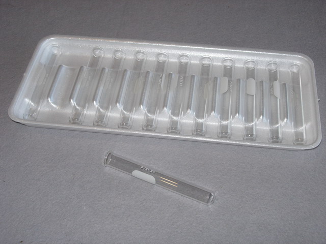 Pyrex Test Tubes w/ Beaded Rim - 13x100