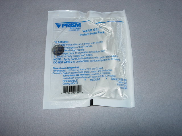 Prism WarmGel Instant Heat Pack