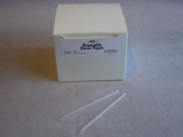 Disposable Stirrer Pipets for RPR