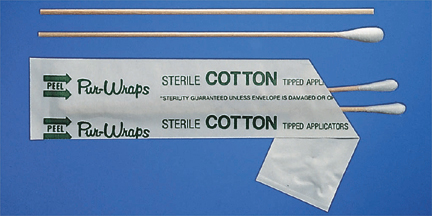 Sterile, Single Cotton Tip Applicator