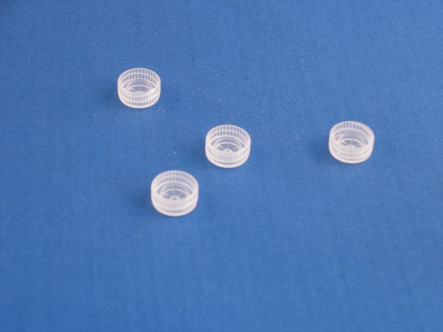Caps for Micro-Centrifuge tubes (molded in seal ring) natural