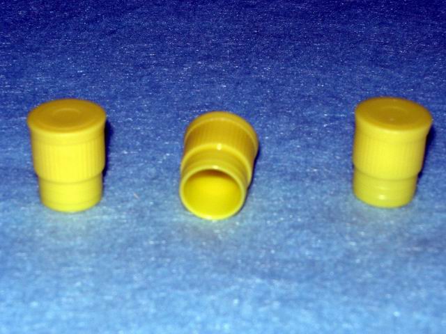 Hollow Cap for 16x93 Tube - Yellow