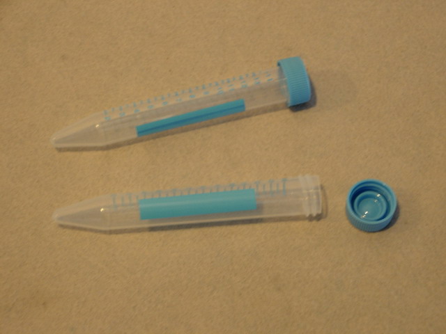 15mL Printed Screw Cap Centrifuge Tube made w/co-polymer