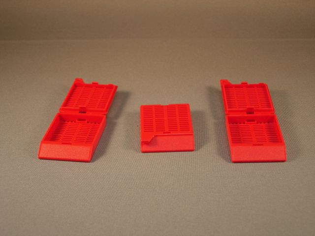 Tissue-Tek Uni-Cassette System, Red