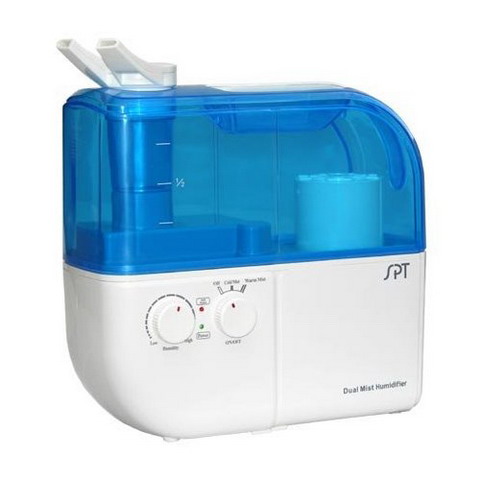 Dual Mist Humidifier with ION Exchange Filter