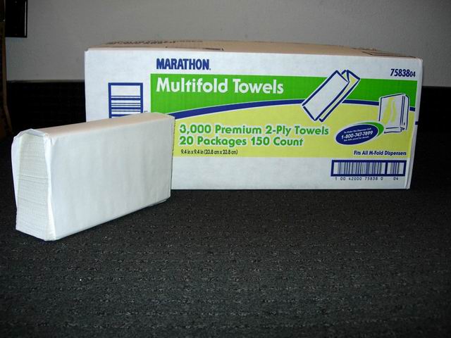 Towel, Multifold (white)
