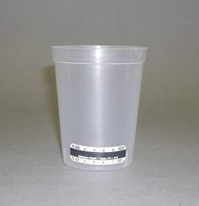 Sterile Urine Specimen Collection Cup w/Temp. Strip, No cap