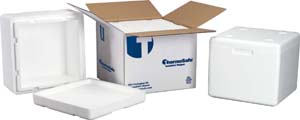 ThermoSafe* Insulated Shippers, Expanded Polystyrene, ThermoSafe Brands