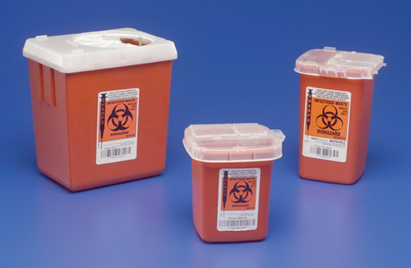 Phlebotomy Sharps Disposal Container 1qt.