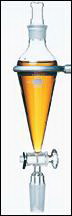 Kimax Separatory Funnels with 24/40 joint and Glass Stopper