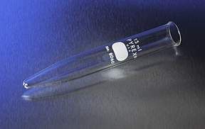 Corning* Conical-Bottom Glass Centrifuge Tubes, Capacity: 15mL; O.D. x L: 17 x 120mm