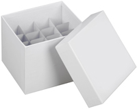 15 and 50mL Cardboard Cryogenic Boxes and Lids (without insert)