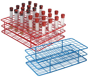 13mm Wire Tube Rack, Red (108 Place)
