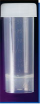 30mL Transport Vial Natural Tube w/ Blue Cap